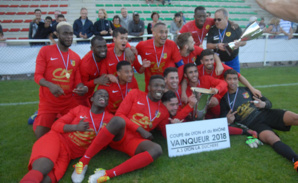 Les réservistes de Lyon-Duchère AS, vainqueur de la coupe du Rhône 2018