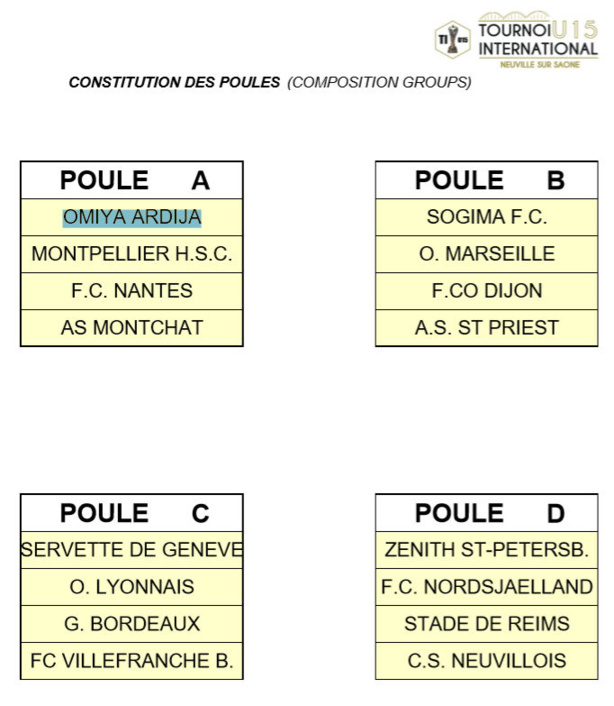 Préliminaire Challenge Piana U15 - L'AS MONTCHAT et le FC VILLEFRANCHE à la table des grands Préliminaire Challenge Piana U15 - L'AS MONTCHAT et le FC VILLEFRANCHE à la table des grands