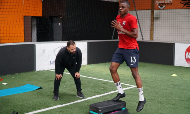 Pierre Kalulu (OL, international U17, en preparation pour l'Euro) Pierre Kalulu (OL, international U17, en preparation pour l'Euro)