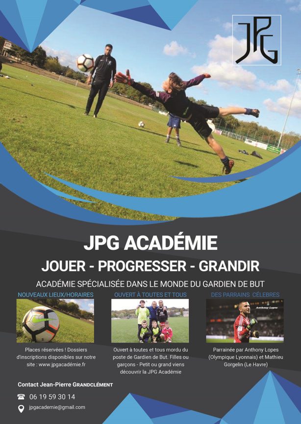 Jouer, Progresser et Grandir avec la JPG Académie pour les gardiens de but