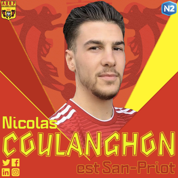 Nicolas Coulanghon s'engage avec Saint-Priest Nicolas Coulanghon s'engage avec Saint-Priest