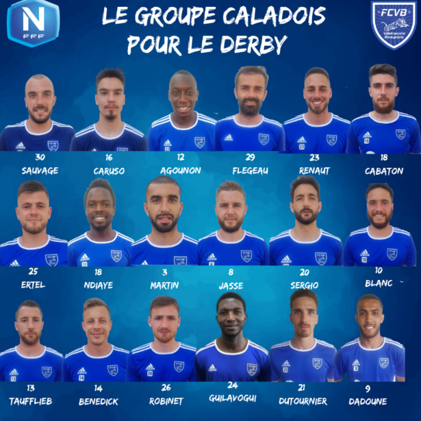 FC Villefranche Beaujolais : le groupe contre Lyon Duchère