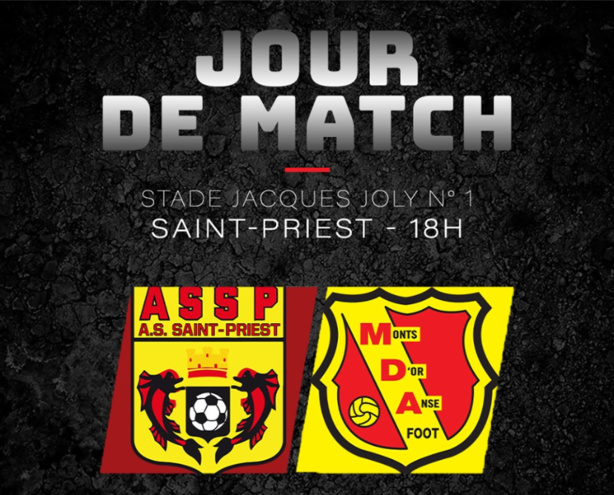 Suivez le derby Saint-Priest - MDA en direct commenté Suivez le derby Saint-Priest - MDA en direct commenté