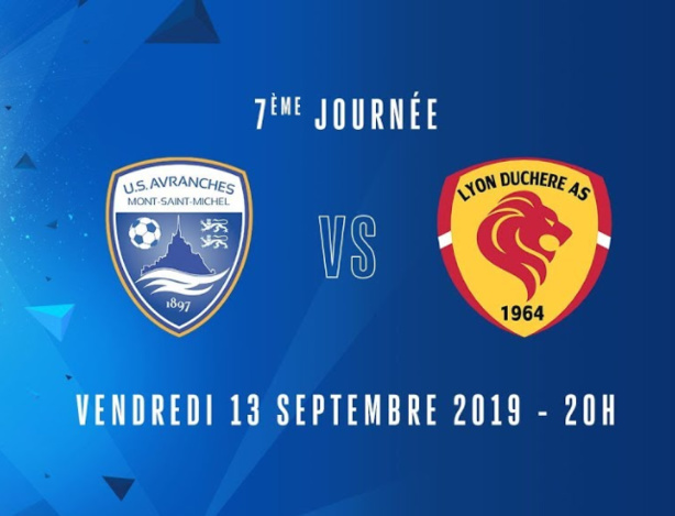 Suivez Avranches - Lyon Duchère en direct vidéo Suivez Avranches - Lyon Duchère en direct vidéo