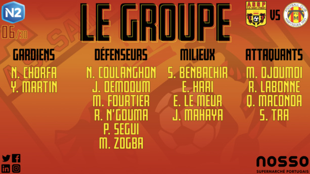 AS Saint-Priest : le groupe contre Martigues AS Saint-Priest : le groupe contre Martigues