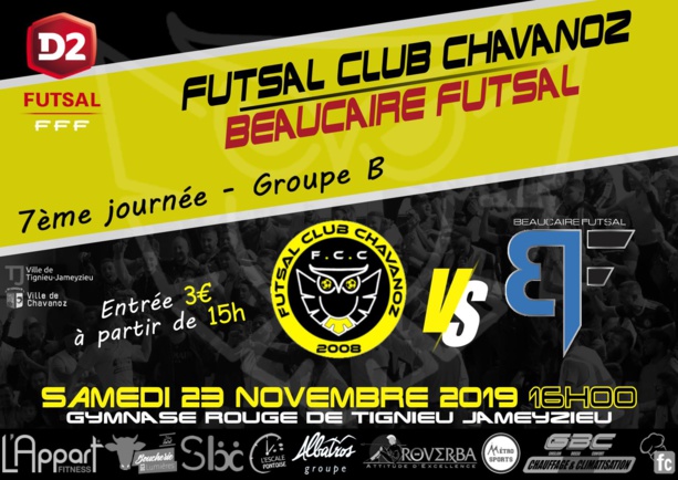 #FutsalD2 - Un nouveau test pour Chavanoz