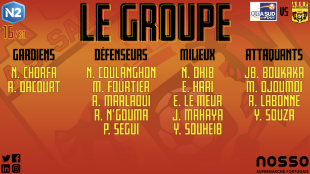 N2 - Le groupe de Saint-Priest pour le déplacement à Jura Sud N2 - Le groupe de Saint-Priest pour le déplacement à Jura Sud