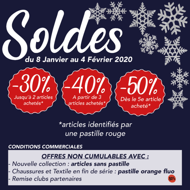 SOLDES 2020 - C'est en ce moment chez ESPACE SPORT CÔTIÈRE SOLDES 2020 - C'est en ce moment chez ESPACE SPORT CÔTIÈRE