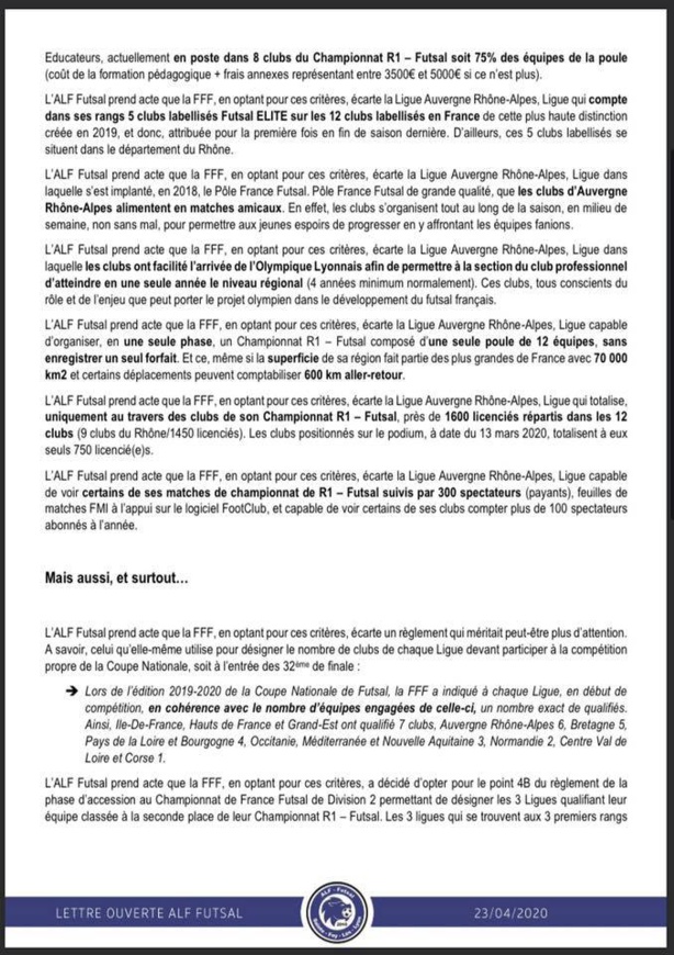 Privé d'accession en D2 ALF Futsal envisage "une démarche de conciliation auprès du CNOSF" pour faire valoir ses droits Privé d'accession en D2 ALF Futsal envisage "une démarche de conciliation auprès du CNOSF" pour faire valoir ses droits