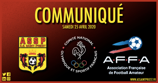 L'AS Saint-Priest saisit le CNOSF L'AS Saint-Priest saisit le CNOSF