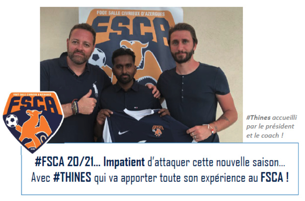 Un nouveau défi pour Thines Santhakumar