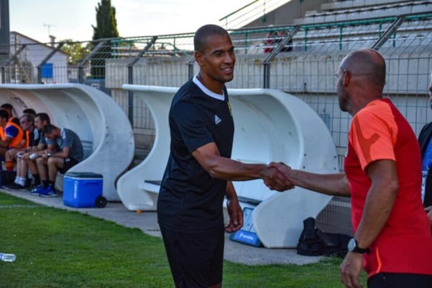 Lionel Bah (ici lors du premier match à Sète) est satisfait du début de saison. (Photo Sulyvan Manfroi)