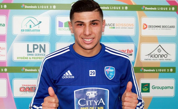 Yanis Merdji, auteur de deux buts pour ses grands débuts comme titulaire en Ligue 2 avec le Football Bourg-en-Bresse Agglomération 01 Yanis Merdji, auteur de deux buts pour ses grands débuts comme titulaire en Ligue 2 avec le Football Bourg-en-Bresse Agglomération 01