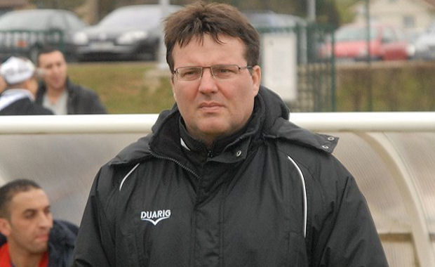 Pascal Rousset, l'entraîneur du FC Bords de Saône