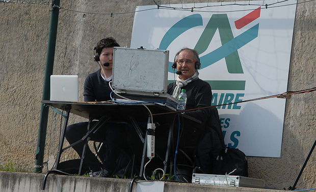 Pierre Longère est passé derrière le micro pour commenter le match de La Duch' en direct sur FFFTV