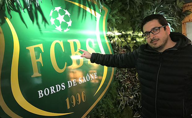 Lakhdar Touati, vice président et cheville ouvrière du FC Bords de Saône