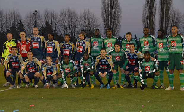 Février 2010 et le FC Villefranche en seizième de finale de la coupe de France contre l'AS Saint-Etienne