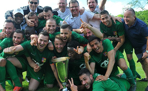 Le FC Bords de Saône, vainqueur 2016 de la Coupe du Rhône