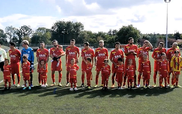 Ils étaient 400 spectateurs à Charentay dimanche pour soutenir leur équipe contre Ain Sud Foot