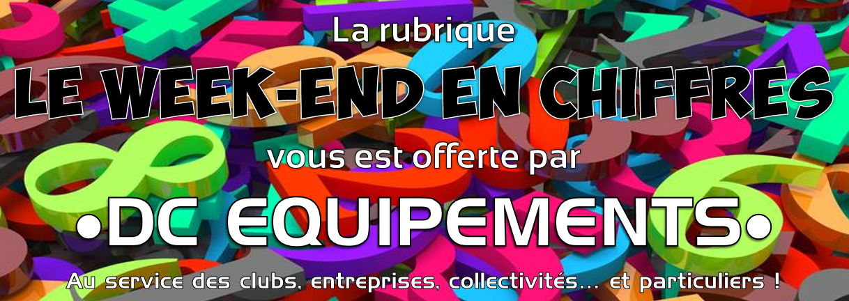 Le week-end en CHIFFRES - 32 minutes d'arrêts de jeu à COUZON, 250 SIFFLEURS à Vénissieux  !
