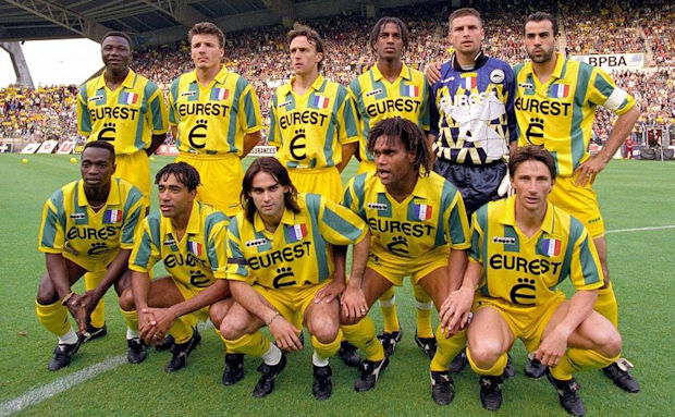 Le FC Nantes 94-95, peut-être la plus belle équipe française de tous les temps Le FC Nantes 94-95, peut-être la plus belle équipe française de tous les temps