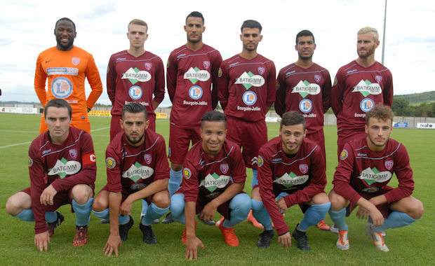 N3 - Le groupe du FC BOURGOIN pour affronter le FBBP01