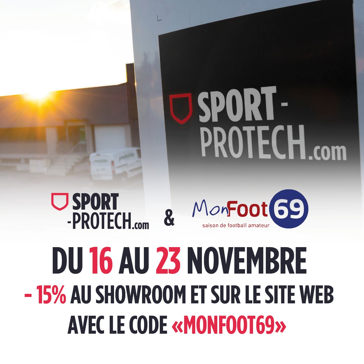 SPORT PROTECH.COM - Moins 15% du 16 au 23 novembre pour les lecteurs de MONFOOT69 !