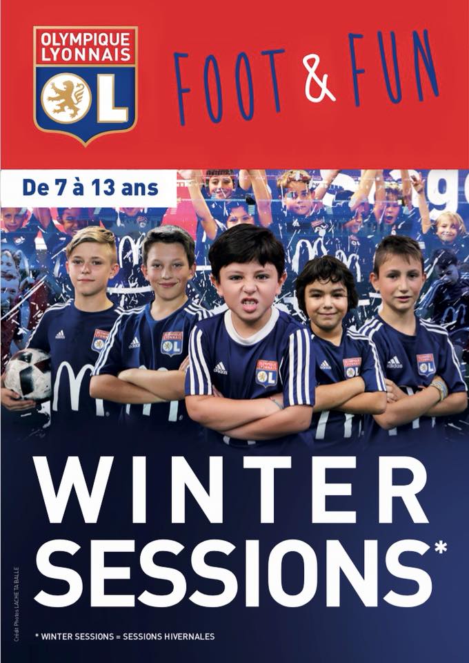 Stage Jeunes - OL FOOT&FUN propose les WINTER sessions  Stage Jeunes - OL FOOT&FUN propose les WINTER sessions