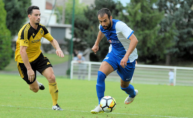 Djabour, décisif samedi soir avec le FC Villefranche et désormais à cinq buts