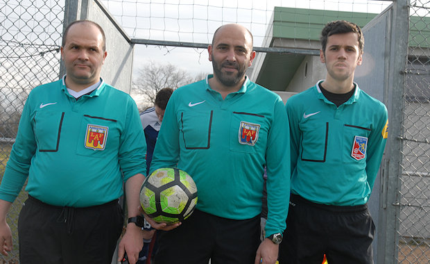 Les arbitres de la rencontre