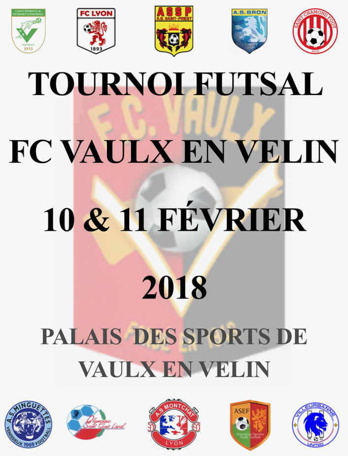 Futsal U13 - On va se régaler au Palais des Sports de VAULX ! Futsal U13 - On va se régaler au Palais des Sports de VAULX !