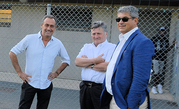 Laurent Guillet (à gauche) et Christophe Neyret (à droite) devraient passer la main avant l'été à la tête du FC Limonest-Saint-Didier.