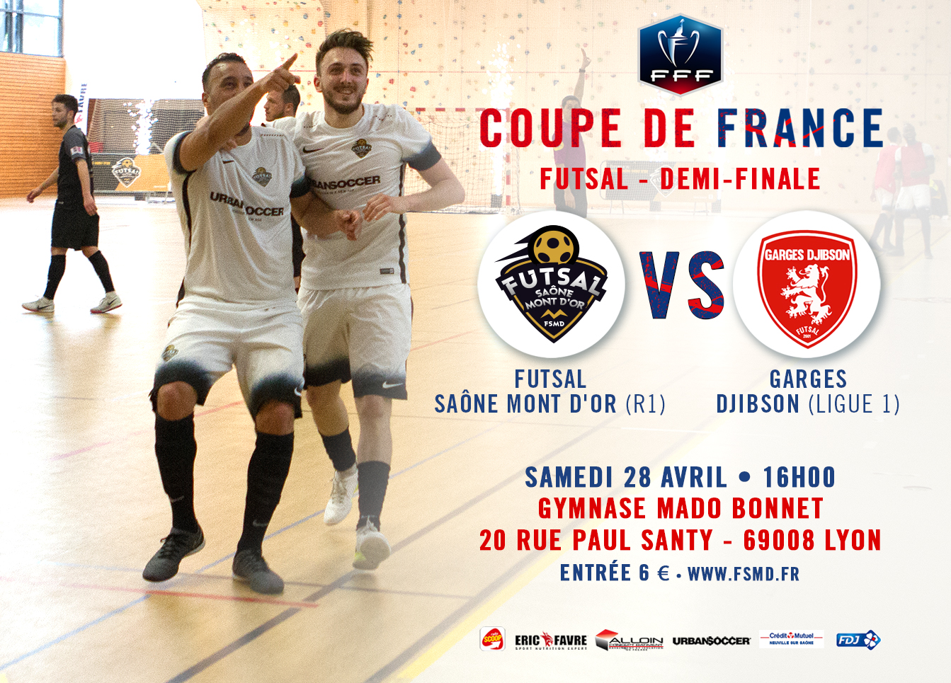 Coupe Nationale Futsal - GOOOOO les PÉPITES, GOOOOO FSMD !