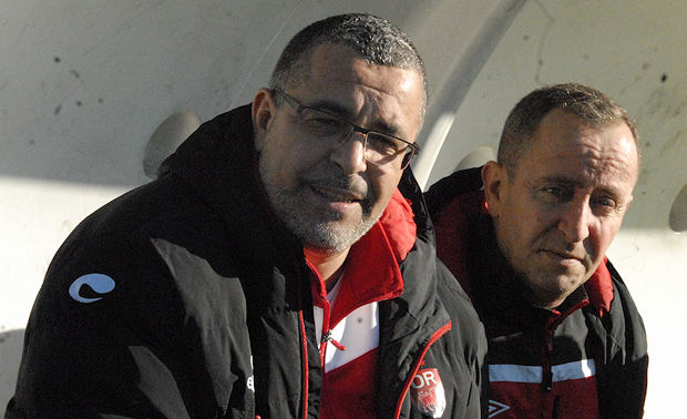 Karim Daha (à droite) a réussi son pari en attirant Mohamed Merah à l'Olympique de Rillieux.