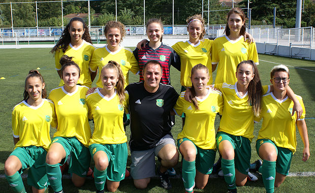Nouvellement créées, les U18F du FC Bords de Saône n'ont pas mis longtemps pour trouver la bonne carburation. Nouvellement créées, les U18F du FC Bords de Saône n'ont pas mis longtemps pour trouver la bonne carburation.