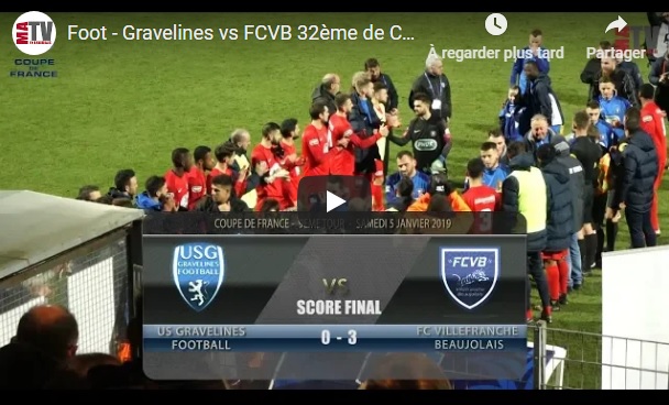 Coupe de France - Le résumé vidéo de US GRAVELINES - FC VILLEFRANCHE Coupe de France - Le résumé vidéo de US GRAVELINES - FC VILLEFRANCHE