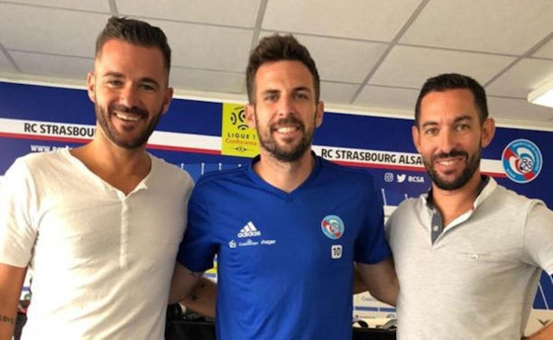 Yann Obitz et Florent Rivet ont été en personnes à Strasbourg pour convaincre Benjamin Corgnet de rejoindre le SPUFC dès l'été prochain.