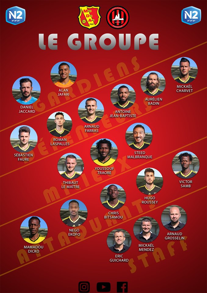 MDA Foot - Le GROUPE pour la réception de l'USM ENDOUME