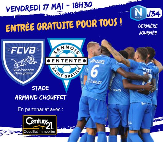 FC VILLEFRANCHE - Une der à CHOUFFET festive et... gratuite 