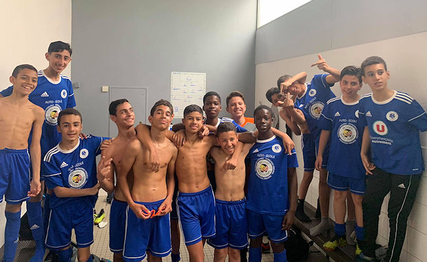 Cent-six buts pour les U15 de Villeurbanne United cette saison.