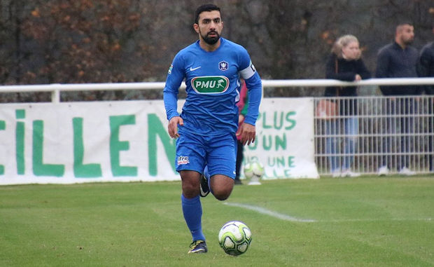 Soner Ertek figure dans l'équipe type du Groupe LAuRA Foot de N3 (photo FCLSD)