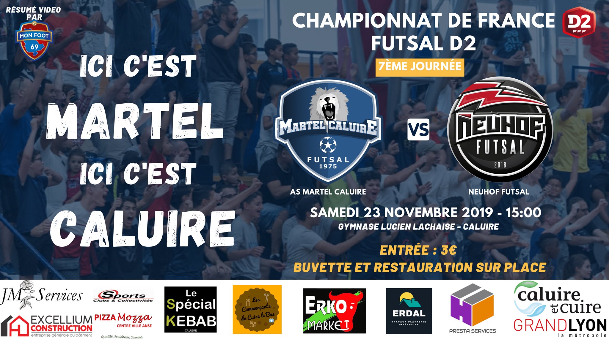 #D2Futsal - Martel Caluire veut enchaîner