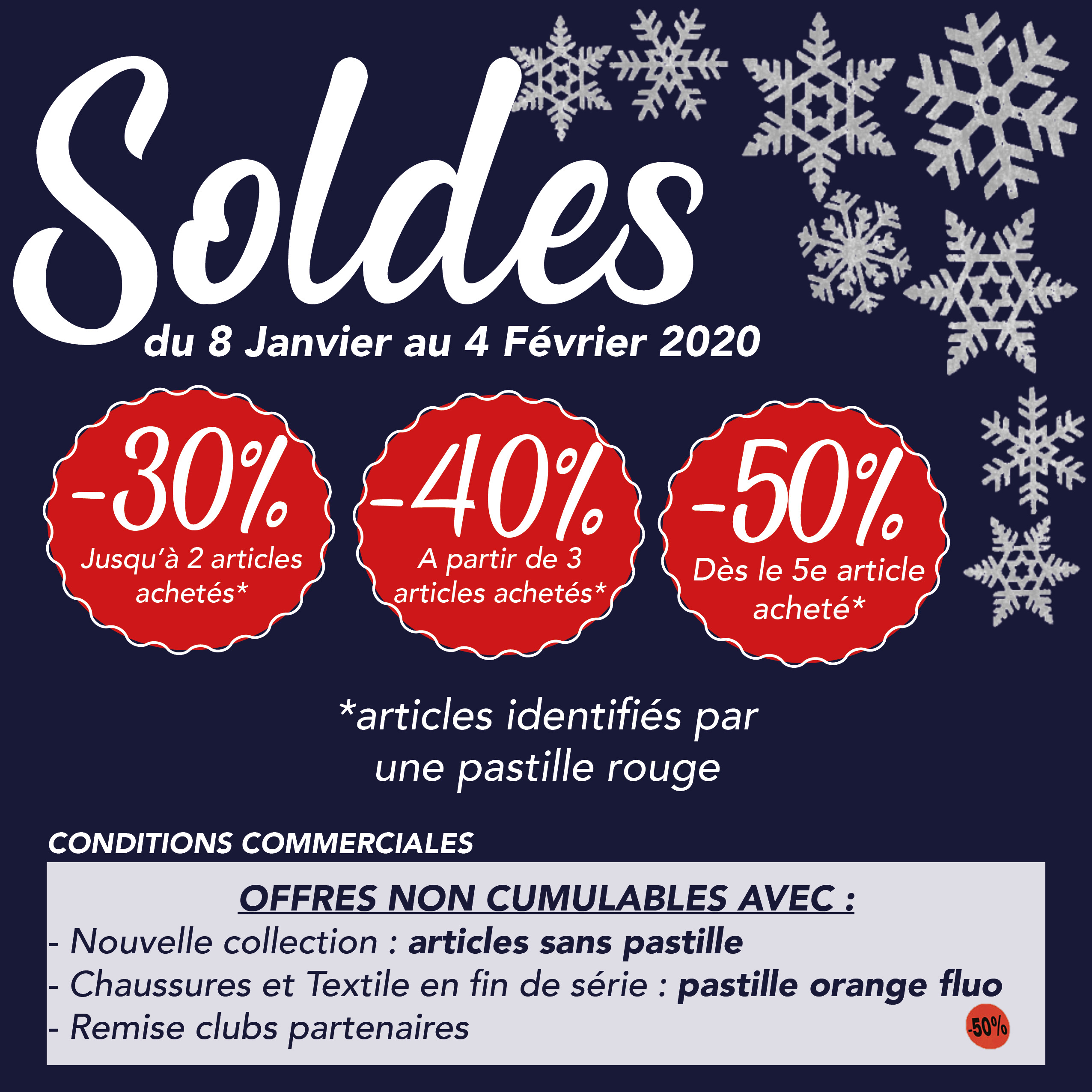 SOLDES 2020 - C'est en ce moment chez ESPACE SPORT CÔTIÈRE