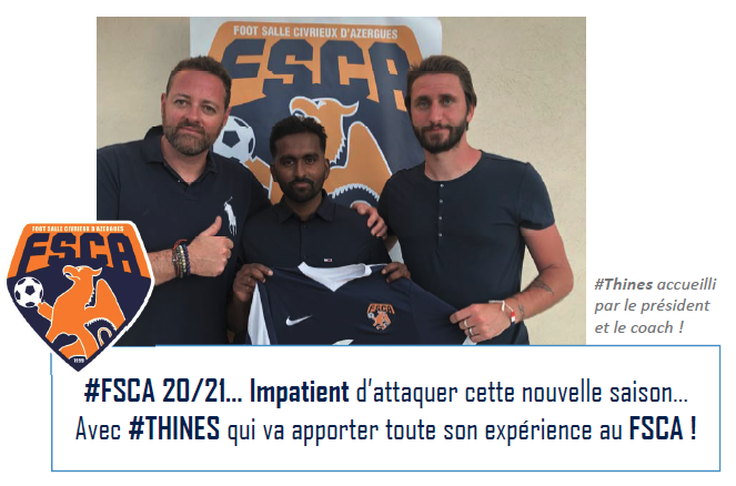 Un nouveau défi pour Thines Santhakumar