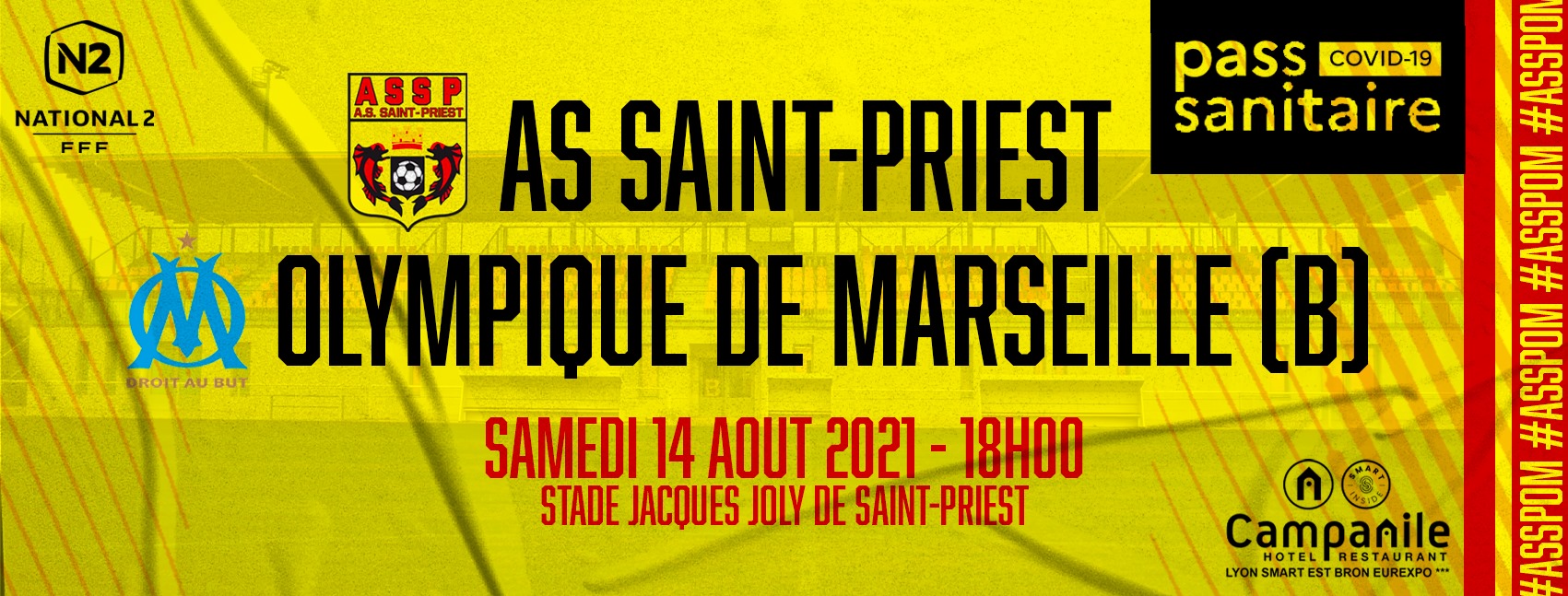 [National 2] Saint-Priest - Olympique de Marseille devrait bien avoir lieu