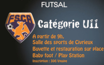 FUTSAL U11 - Foot Salle CIVIRIEUX d'Azergues organise dimanche