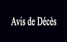 Avis de Décès - Le FC DOMTAC endeuillé