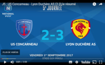 N1 - Voir le résumé vidéo de US CONCARNEAU - LYON-DUCHERE AS