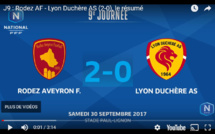 N1 (vidéo) - Tout savoir sur la défaite de La DUCH à RODEZ Aveyron