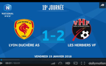 N1 - Le résumé vidéo de LYON-DUCHERE AS - LES HERBIERS VENDEE